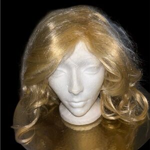 Blonde Barbie curly hair wig